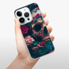 iSaprio Silikonové pouzdro - Skull in Roses pro Apple iPhone 15 Pro
