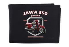 STRIKER Luxusní kožená peněženka Jawa 350 panelka
