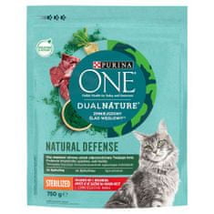 Purina ONE Dual Nature Sterilized s hovězím a spirulinou 750g