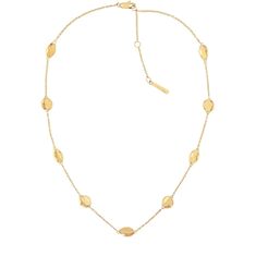 Calvin Klein Módní pozlacený náhrdelník Unique 35000125