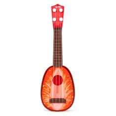 EcoToys Dětské ukulele Dumbo jahoda