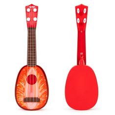 EcoToys Dětské ukulele Dumbo jahoda