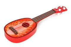 EcoToys Dětské ukulele Dumbo jahoda