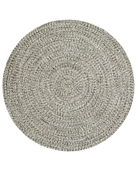 NORTHRUGS Kusový koberec Braided 105552 Melange kruh – na ven i na doma