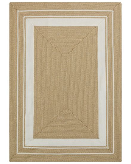 NORTHRUGS Kusový koberec Braided 105556 Creme Beige – na ven i na doma