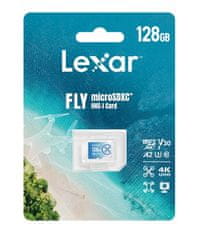 Lexar paměťová karta 128GB FLY High-Performance 1066x microSDXC UHS-I, (čtení/zápis:160/90MB/s) C10 A2 V30 U3
