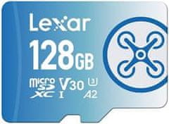 Lexar paměťová karta 128GB FLY High-Performance 1066x microSDXC UHS-I, (čtení/zápis:160/90MB/s) C10 A2 V30 U3