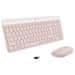 Logitech Slim Wireless Keyboard and Mouse Combo MK470 - ROSE - US INT'L - INTNL