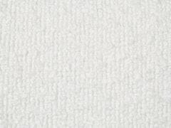 Beliani Sada 2 plyšových dekoračních polštářů krémově bílé SENECIA