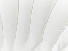 Beliani Sametový polštář 47 x 35 cm bílý CONSOLIDA