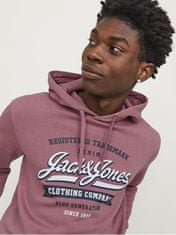 Jack&Jones Pánská mikina JELOGO Standard Fit 12233597 Mesa Rose (Velikost M)