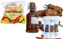 LaProve Silphium Garum 220ml & Tortilly s nixtamalem 500g & Tripack Arbol,Chipotle,Guajillo 100g