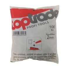 Toptrade spona vyrovnávací, záchytná, tl. 2 mm, vyrovnávací výška 12 - 23 mm / 100ks