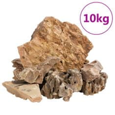 Vidaxl Dračí kameny 10 kg hnědé 5–30 cm