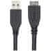 Nedis kabel USB 3.0/ zástrčka USB-A - zástrčka USB-Micro B/ černý/ bulk/ 50cm