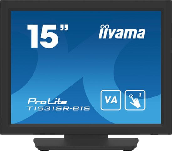 iiyama 15" T1531SR-B1S:VA,1024x768,DP,HDMI