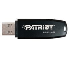 Patriot Xporter CORE 64GB Typ-A / USB 3.2 Gen 1 / plastová / černá