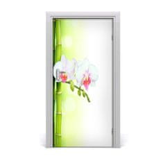 tulup.cz Fototapeta samolepící Orchidej a bambus 95x205 cm