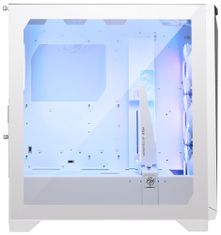 MSI skříň MPG GUNGNIR 300R AIRFLOW WHITE/ bez zdroje/ bílý/ levé temperované sklo/ 4x 120 mm A-RGB fan/ 1x USB-C/ 2x USB