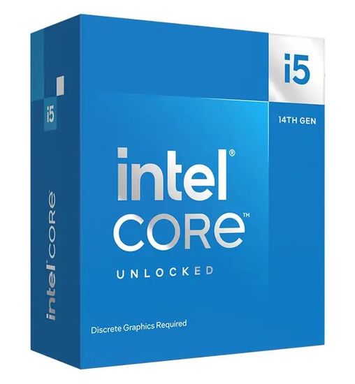 Intel Core i5-14600KF / Raptor Lake R / LGA1700 / max. 5,3GHz / 6P+8E/20T / 24MB / 125W TDP / bez VGA / BOX