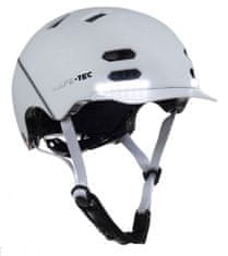 SAFE-TEC Chytrá Bluetooth helma/ SK8 White S