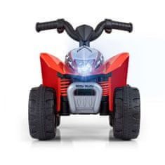 MILLY MALLY Elektrická čtyřkolka Honda ATV červená