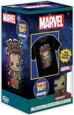 Funko PocketPOP&Tee: Guardians of the Galaxy - Holiday Groot (velikost L)