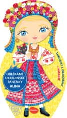 Grooters Oblékáme ukrajinské panenky ALINA – Omalovánky