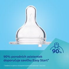 Canpol babies Lahev antikoliková se svítícími úchyty EasyStart Sleepy koala 300ml modrá