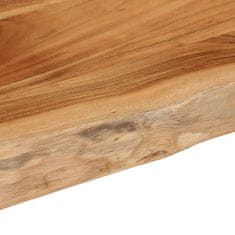 Vidaxl Koupelnová deska 140x60x2,5 cm obdélník masivní akáciové dřevo