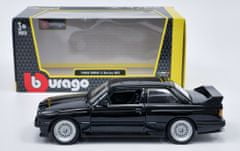 BBurago BMW M3 (E30) black Bburago 1:24. Barva černá..