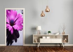 tulup.cz Samolepící fototapeta na dveře Růžová gerbera 75x205 cm