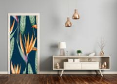 tulup.cz Samolepící fototapeta na dveře Strelitzia reginae 75x205 cm