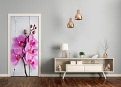 tulup.cz Fototapeta na dveře Růžová orchidej 75x205 cm