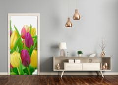 tulup.cz Fototapeta na dveře Květy tulipány 75x205 cm