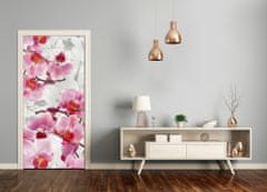 tulup.cz Fototapeta na dveře Růžová orchidej 85x205 cm