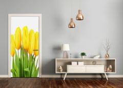 tulup.cz Fototapeta samolepící Žluté tulipány 75x205 cm