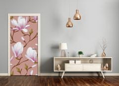 tulup.cz Samolepící fototapeta na dveře magnolie 75x205 cm