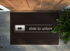 tulup.cz Rohožka před dveře Slide to unlock 60x40 cm