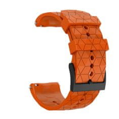 Drakero Silikonový řemínek na hodinky oranžový 24 mm PRCZ-4337