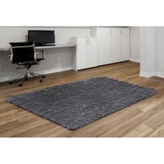 KOMFORTHOME Měkký koberec Shaggy Antislip 80x160 cm Barva Tmavě šedá