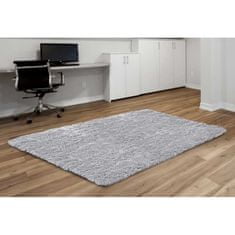 KOMFORTHOME Měkký chlupatý protiskluzový koberec 160x220 cm Barva světle šedá