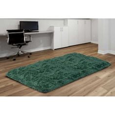 KOMFORTHOME Měkký chlupatý protiskluzový koberec 80x120 cm Barva zelená