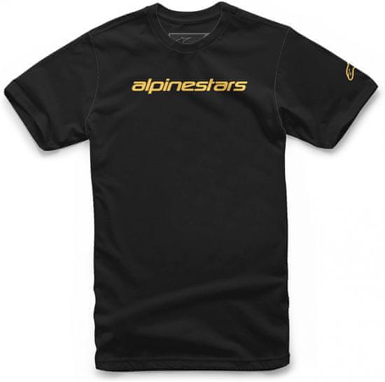 Alpinestars triko LINEAR WORDMARK černo-oranžové