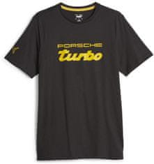 Porsche triko PUMA LEGACY ESS černo-žluté XL