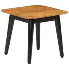 Greatstore Konferenční stolek 45 x 45 x 40 cm masivní mangovník a železo