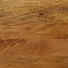 Vidaxl Lavice 160 x 40 x 45 cm masivní mangovníkové dřevo a železo