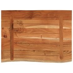 Vidaxl Koupelnová deska 80x60x2,5 cm obdélník masivní akáciové dřevo