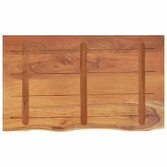 Greatstore Koupelnová deska 90x60x2,5 cm obdélník masivní akáciové dřevo
