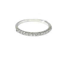 Pattic Prsten z bílého zlata se zirkony AU 585/000 1,55 gr, PR146050201